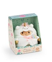 NICI plyš MyMochi Ovečka Wools 8cm s duhou a kostýmem jednorožce, dárkové balení