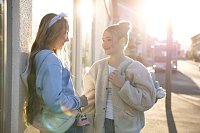 NICI plyš MyMochi Ovečka Wools 8cm s duhou a kostýmem jednorožce, dárkové balení