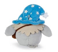 NICI plyš MyMochi Oslík Earl 8cm s kouzelným lektvarem a kostýmem čaroděje, dárkové balení