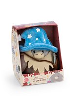 NICI plyš MyMochi Oslík Earl 8cm s kouzelným lektvarem a kostýmem čaroděje, dárkové balení