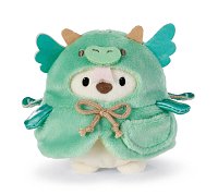 NICI plyš MyMochi Lední medvěd Snono 8cm s plamínkem a kostýmem draka, dárkové balení