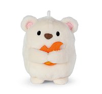 NICI plyš MyMochi Lední medvěd Snono 8cm s plamínkem a kostýmem draka, dárkové balení