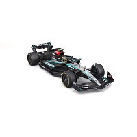 Bburago - RACE F1 v dekorativním boxu, Mercedes-AMG Petronas W15 (2024), #44 Lewis Hamilton, 1:24