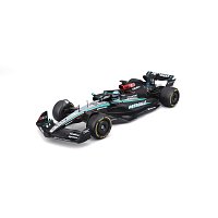 Bburago 1:24 RACE F1 v dekoratívnej krabičke, Mercedes-AMG Petronas W15 (2024), #63 George Russell