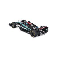 Bburago - RACE F1 v dekorativním boxu, Mercedes-AMG Petronas W15 (2024), #63 George Russell, 1:24