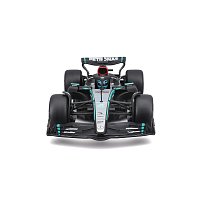 Bburago - RACE F1 v dekorativním boxu, Mercedes-AMG Petronas W15 (2024), #63 George Russell, 1:24