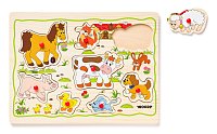Displ. 12ks - Puzzle na desce ´´Dětské motivy´´