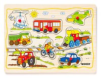 Displ. 12ks - Puzzle na desce ´´Dětské motivy´´