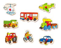 Displ. 12ks - Puzzle na desce ´´Dětské motivy´´