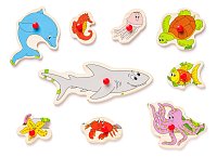 Displ. 12ks - Puzzle na desce ´´Dětské motivy´´