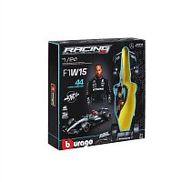 Bburago - RACING MODEL KIT, Formule Mercedes-AMG Petronas W15 (2024), #44 Lewis Hamilton, 1:24