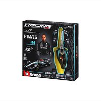 Bburago - RACING MODEL KIT, Formule Mercedes-AMG Petronas W15 (2024), #44 Lewis Hamilton, 1:24