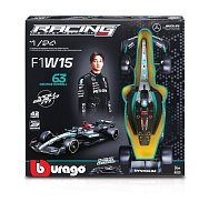 Bburago - RACING MODEL KIT, Formule Mercedes-AMG Petronas W15 (2024), #63 George Russell, 1:24