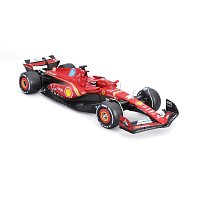 Bburago - RACE F1 v dekorativním boxu, Ferrari SF-24 (2024), #16 Charles Leclerc, 1:24