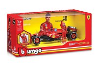 Bburago - RACE F1 s figurkou jezdce, Ferrari SF-24 (2024), #16 Charles Leclerc, 1:24