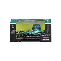 Bburago - RACE F1 v dekorativním boxu, Aston Martin AMR25 (2025), #14 Fernando Alonso, 1:43