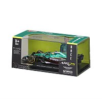 Bburago - RACE F1 v dekorativním boxu, Aston Martin AMR25 (2025), #14 Fernando Alonso, 1:43