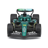 Bburago - RACE F1 v dekorativním boxu, Aston Martin AMR25 (2025), #18 Lance Stroll, 1:43