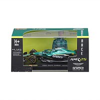 Bburago - RACE F1 v dekorativním boxu, Aston Martin AMR25 (2025), #18 Lance Stroll, 1:43