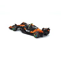 Bburago - RACE F1 v dekorativním boxu, McLaren F1 MCL39 (2025) #4 Lando Norris, 1:43