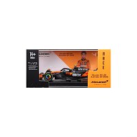Bburago - RACE F1 v dekorativním boxu, McLaren F1 MCL39 (2025) #4 Lando Norris, 1:43