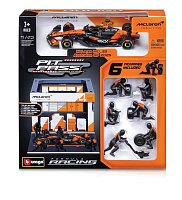 Bburago - Formula Racing F1 Pit Pass set - McLaren Team MCL39 (2025), #4 Lando Norris, 1:43