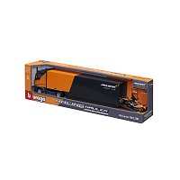 Bburago – RACE M-B Tahač s návěsem + F1 McLaren Team MCL38 (2024), #4 Lando Norris, 1:43