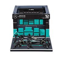 Bburago - Formula Racing F1 Pit Pass set - Mercedes-AMG Petronas W16 (2025) #12 Kimi Antonelli, 1:43