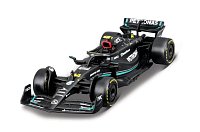 Bburago – RACE M-B Tahač s návěsem + F1 Mercedes-AMG Petronas W15 (2024), #63 George Russell, 1:43