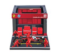 Bburago - Formula Racing F1 Pit Pass set - Ferrari SF-25 (2025), #16 Charles Leclerc, 1:43