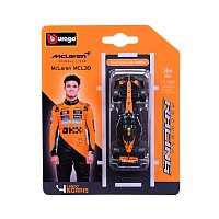 Bburago – FORMULA RACING McLaren Team MCL39 (2025), #4 Lando Norris, blistr, 1:64