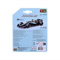 Bburago – FORMULA RACING Mercedes-AMG Petronas W16 (2025), #63 George Russell, blistr, 1:64