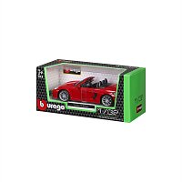 Bburago - Auta HOBBY, Porsche 718 Boxster, tmavě červená, 1:32
