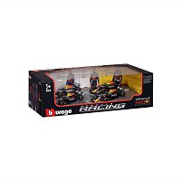 Bburago - FORMULA RACING F1 4 Pack - Oracle Red Bull Racing , #1 M.Verstappen + #11 S.Perez, 1:43