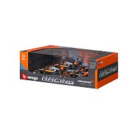 Bburago - FORMULA RACING F1 4 Pack – McLaren Team, #4 L.Norris + #81 O.Piastri, 1:43