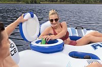 Nafukovací double křeslo se síťkou Rapid Rider™ - 50 x 240 x 122 cm