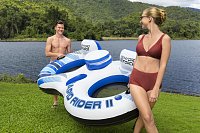 Nafukovací double křeslo se síťkou Rapid Rider™ - 50 x 240 x 122 cm