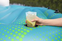 Hydro Force® Nafukovací ostrov se stříškou Sunny Lounge, 81 x 257 x 280 cm