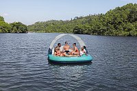 Hydro Force® Nafukovací ostrov se stříškou Sunny Lounge, 81 x 257 x 280 cm
