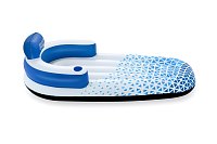 Nafukovací lehátko s opěrkou Indigo Wave™ - 53,5 x 97 x 183 cm