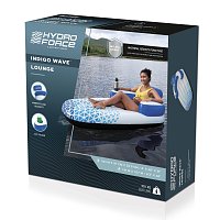 Nafukovací lehátko s opěrkou Indigo Wave™ - 53,5 x 97 x 183 cm