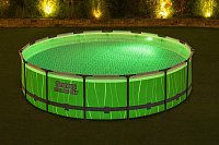 Nadzemní bazén Steel Pro MAX s LED osvětlením, 457 x 107 cm