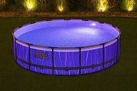 Nadzemní bazén Steel Pro MAX s LED osvětlením, 457 x 107 cm