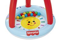 Nafukovací hrací centrum Fisher Price s míčky - 15ks, 89cm x 89cm x 84cm