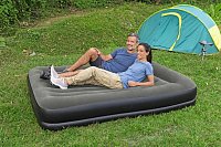 Semišová nafukovací matrace TriTech™ Queen, 203m x 152m x 36cm