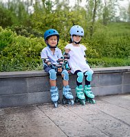 První Inline brusle 2v1, modré, vel. 30-33