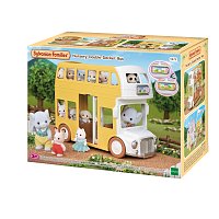 Dvoupatrový školkový autobus