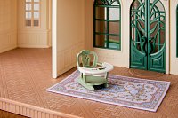 Nábytek - elegantní jídelna s krbem