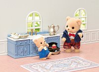 Nábytek - elegantní jídelna s krbem