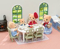 Nábytek - elegantní jídelna s krbem